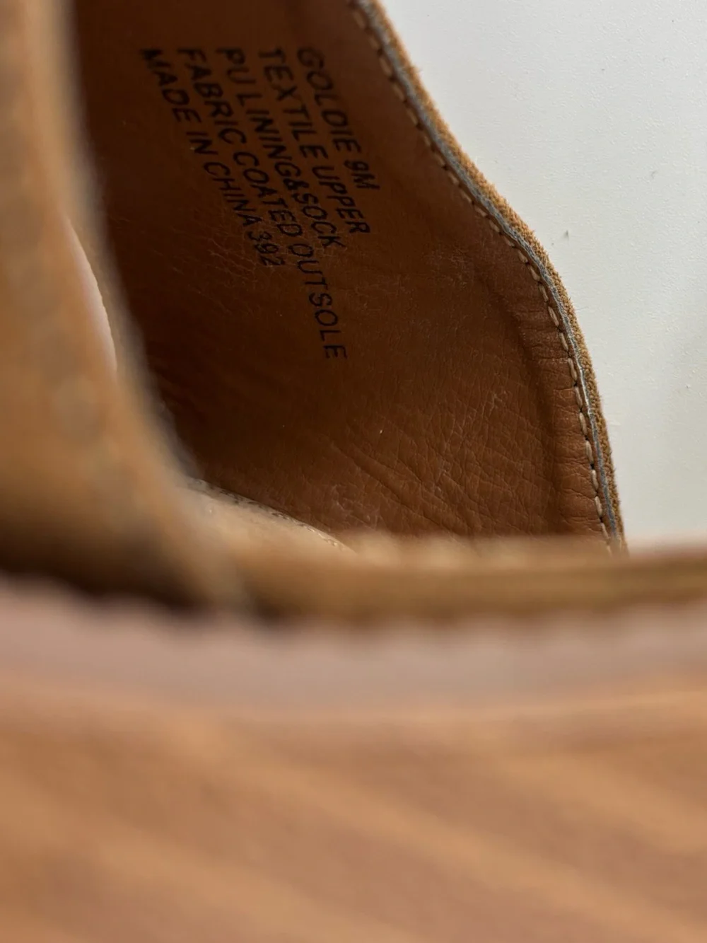 Madden Girl Grandview Goldie platform block heel sandals chestnut brown 9